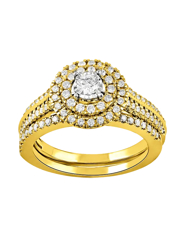 14ct Yellow Gold Diamond Ring - 783735