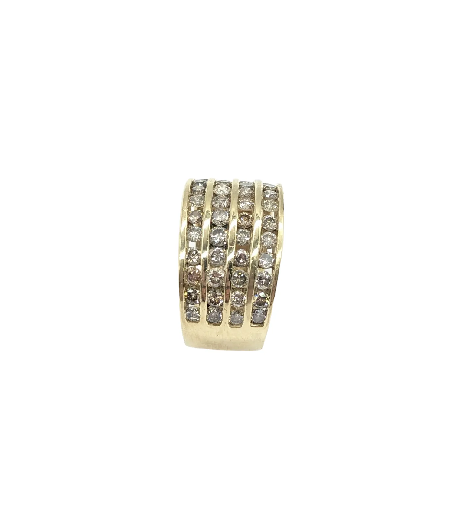 1.50 Carat 4 Row Diamond Band