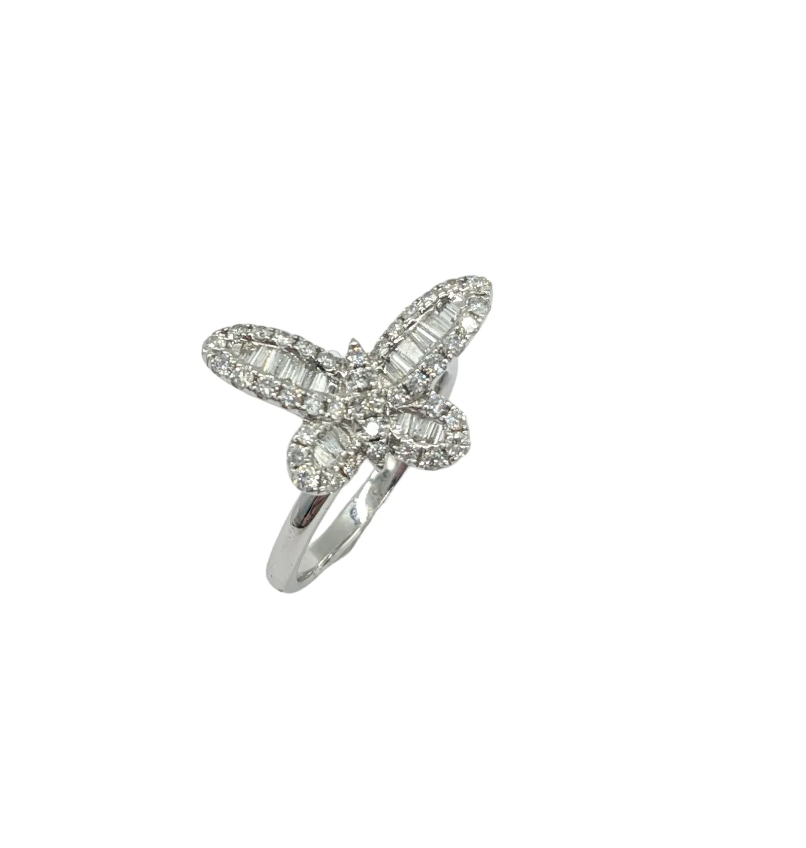 3/4 Carat Diamond Butterfly Ring