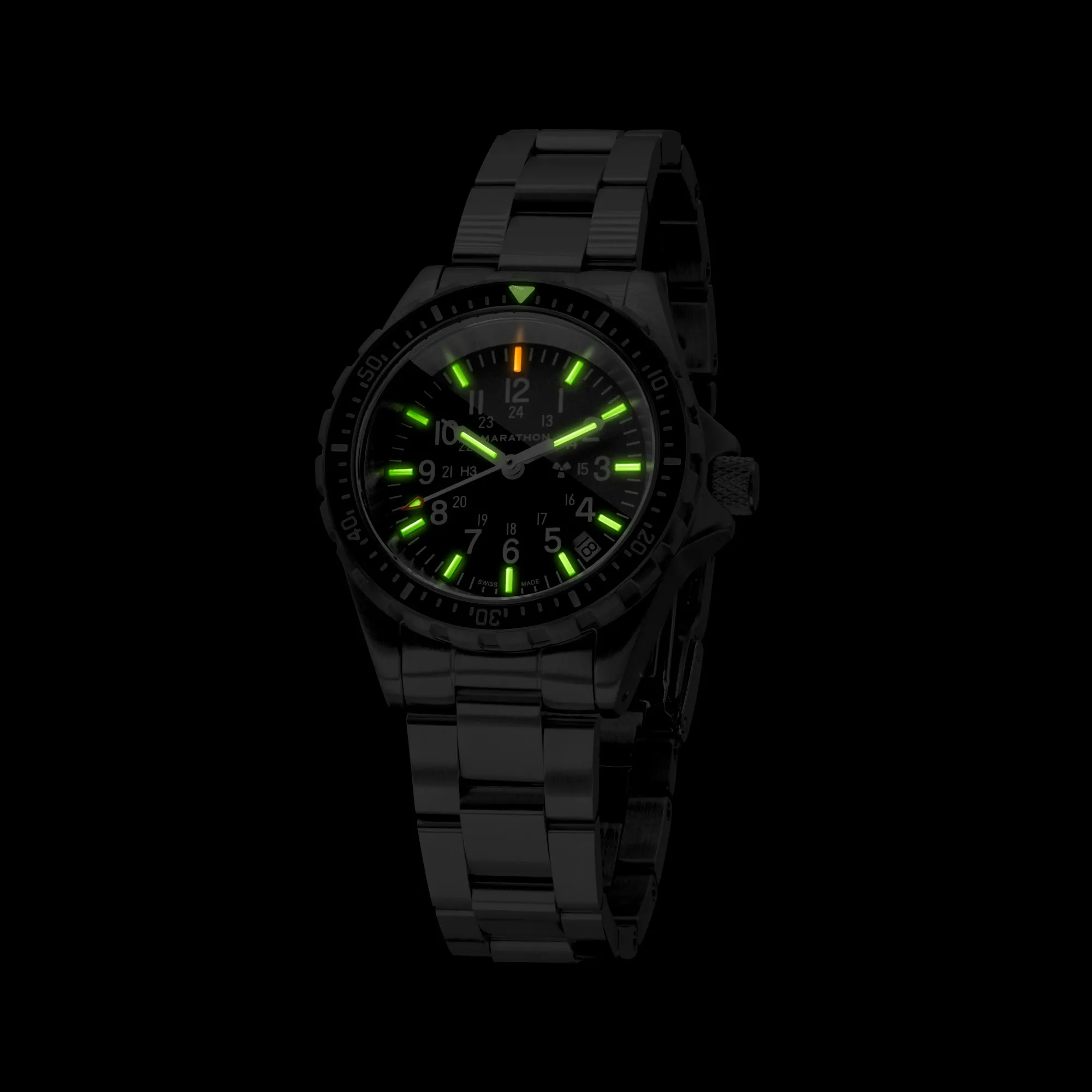 36mm Medium Diver's Quartz (MSAR Quartz) with Stainless Steel Bracelet