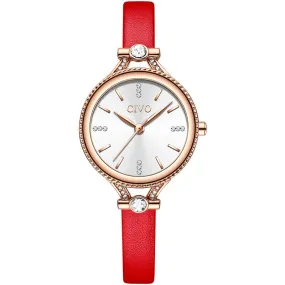 8120C | Quartz Women Watch | Leather Band