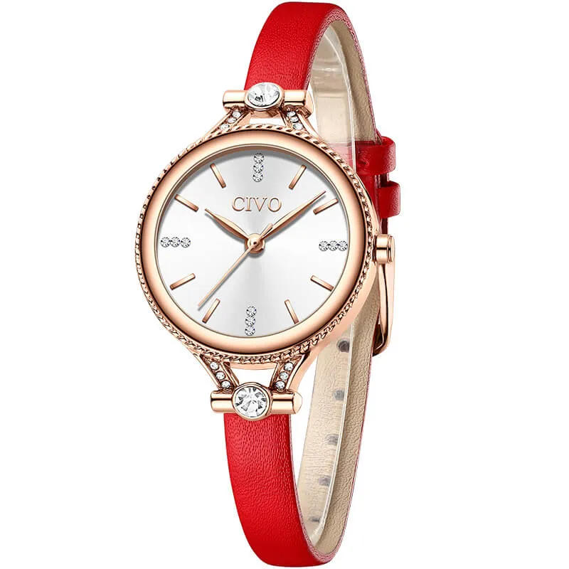 8120C | Quartz Women Watch | Leather Band