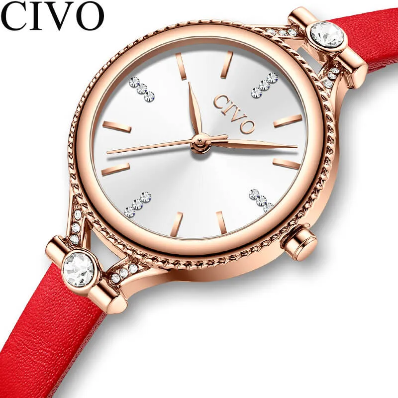 8120C | Quartz Women Watch | Leather Band