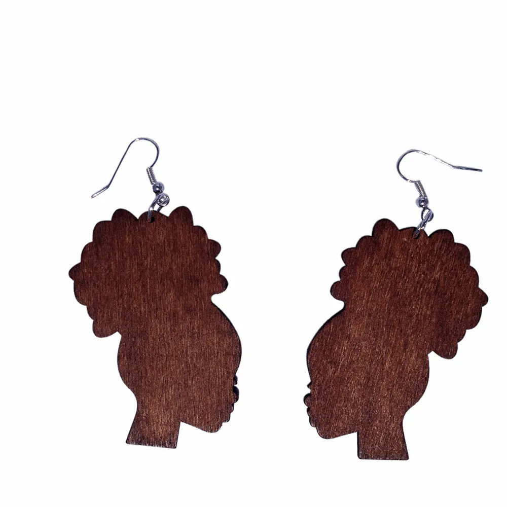 Afro Puff Earrings (6 colors) | Natural hair earrings | Afrocentric earrings | jewelry | accessories