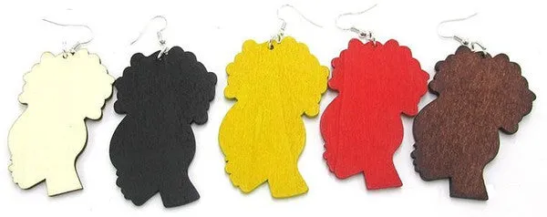 Afro Puff Earrings (6 colors) | Natural hair earrings | Afrocentric earrings | jewelry | accessories