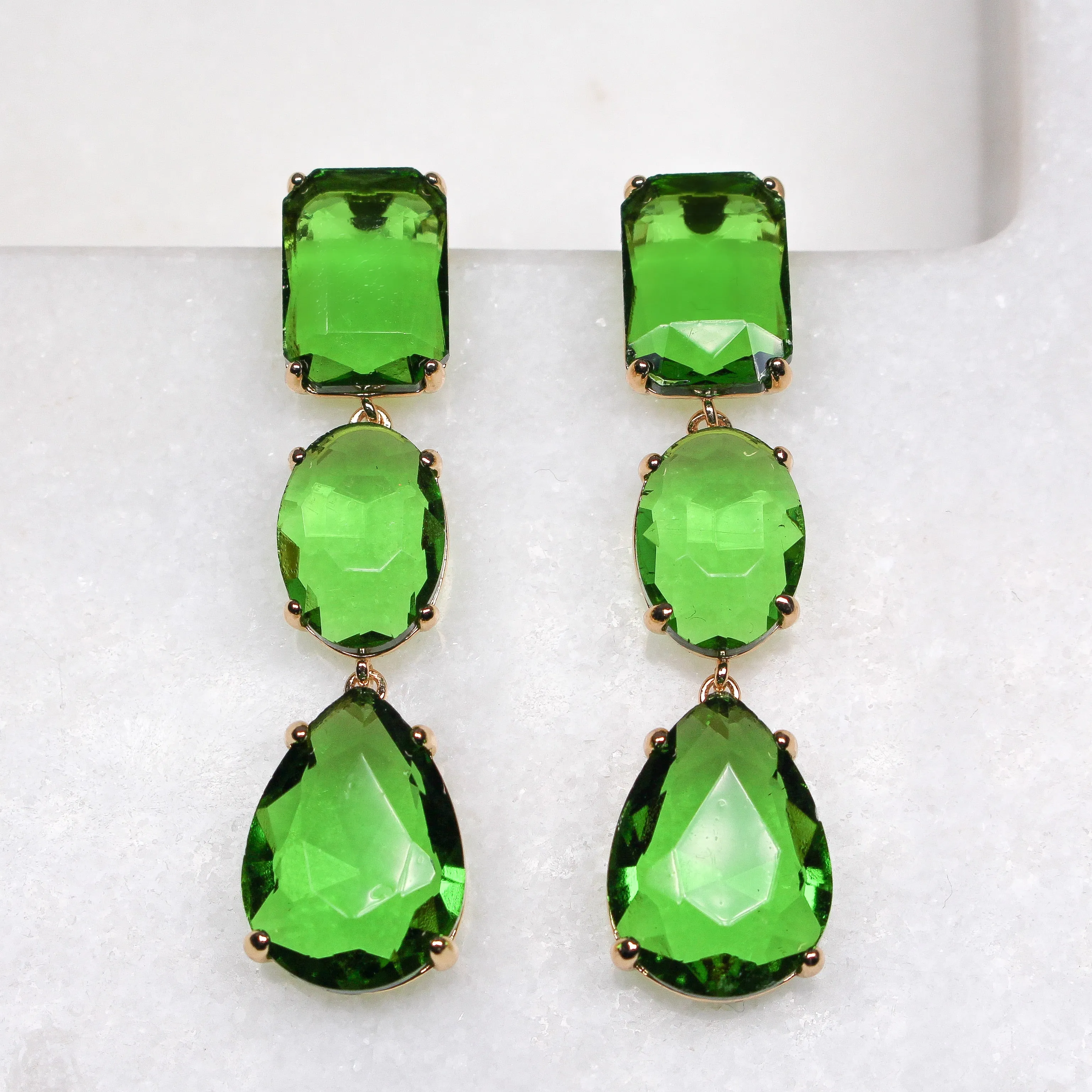 AMALFI EARRINGS GREEN