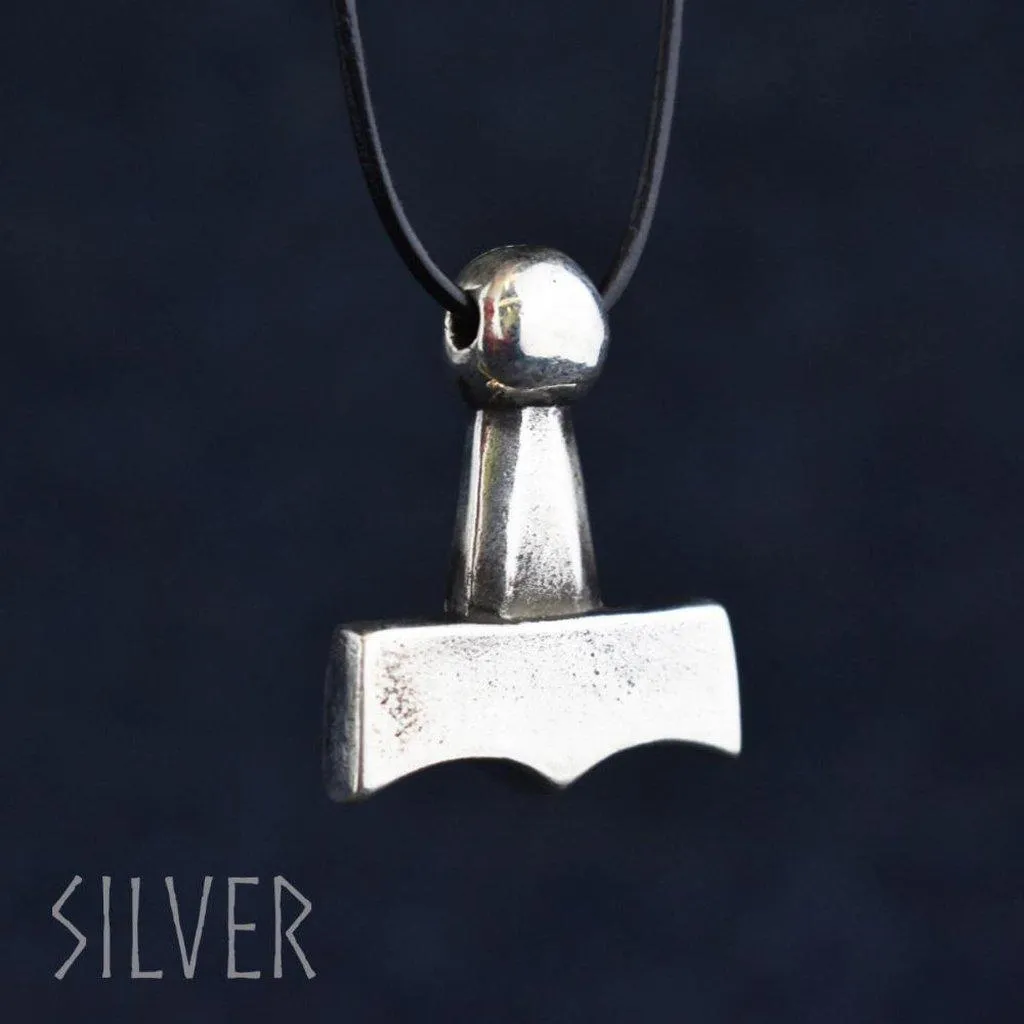 Asgard Mjolnir Pendant – Pewter or Silver