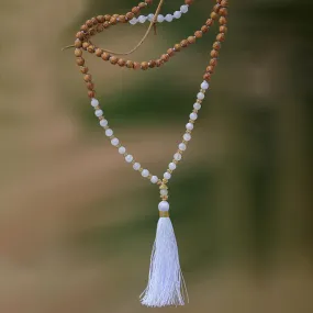 Batuan Harmony 22k Gold Plated Moonstone Beaded Necklace from Bali