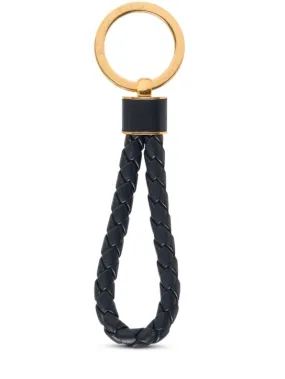 Bottega Veneta   Intreccio leather key ring 