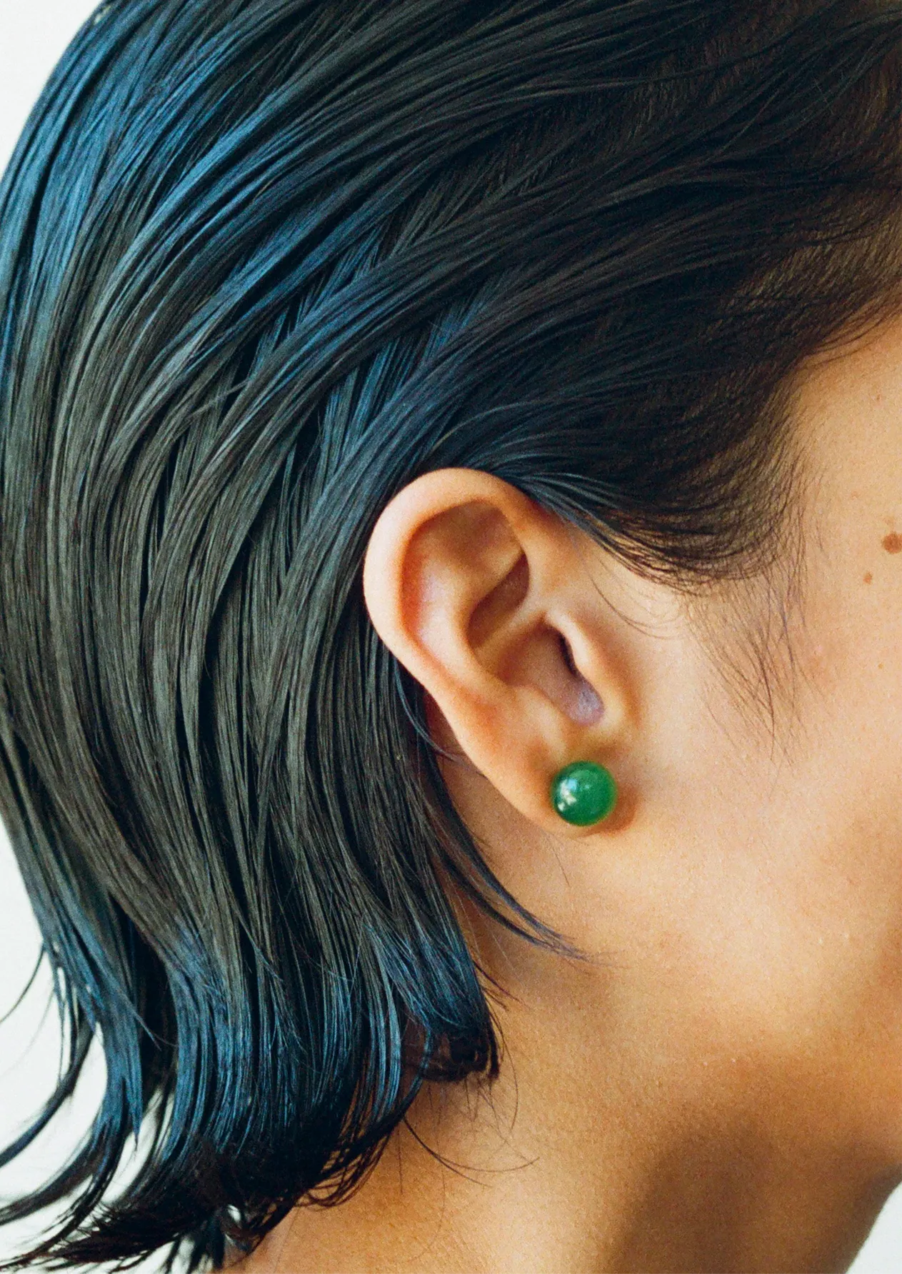 Boule Studs, Jade