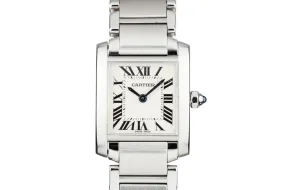 Cartier Ladies Quartz Tank W51008Q3 with Box