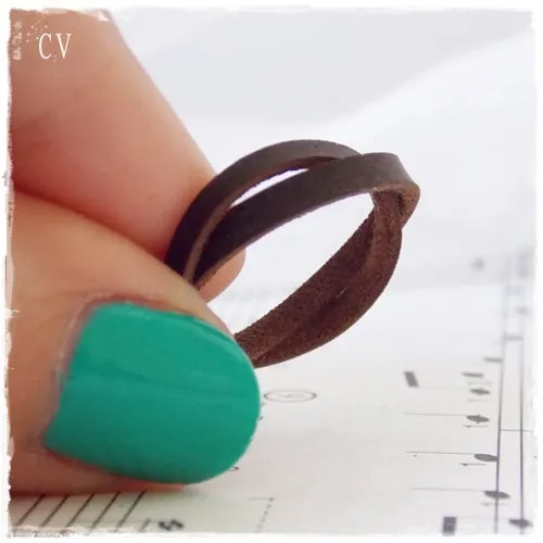 Celtic Braided Leather Ring