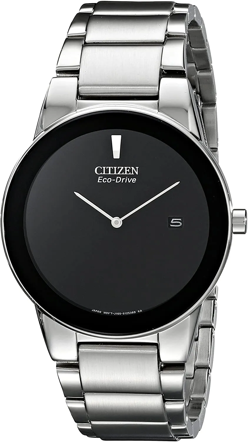 Citizen Men's 40mm Black Dial Eco-Drive Solar Watch AU1060-51E