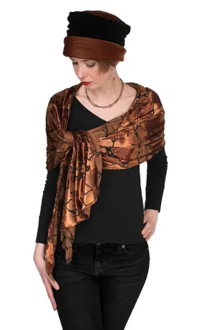 Classic Scarf - Burnout Velvet in Sundance - Sold Out!