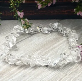 Clear Crystal Quartz Bracelet