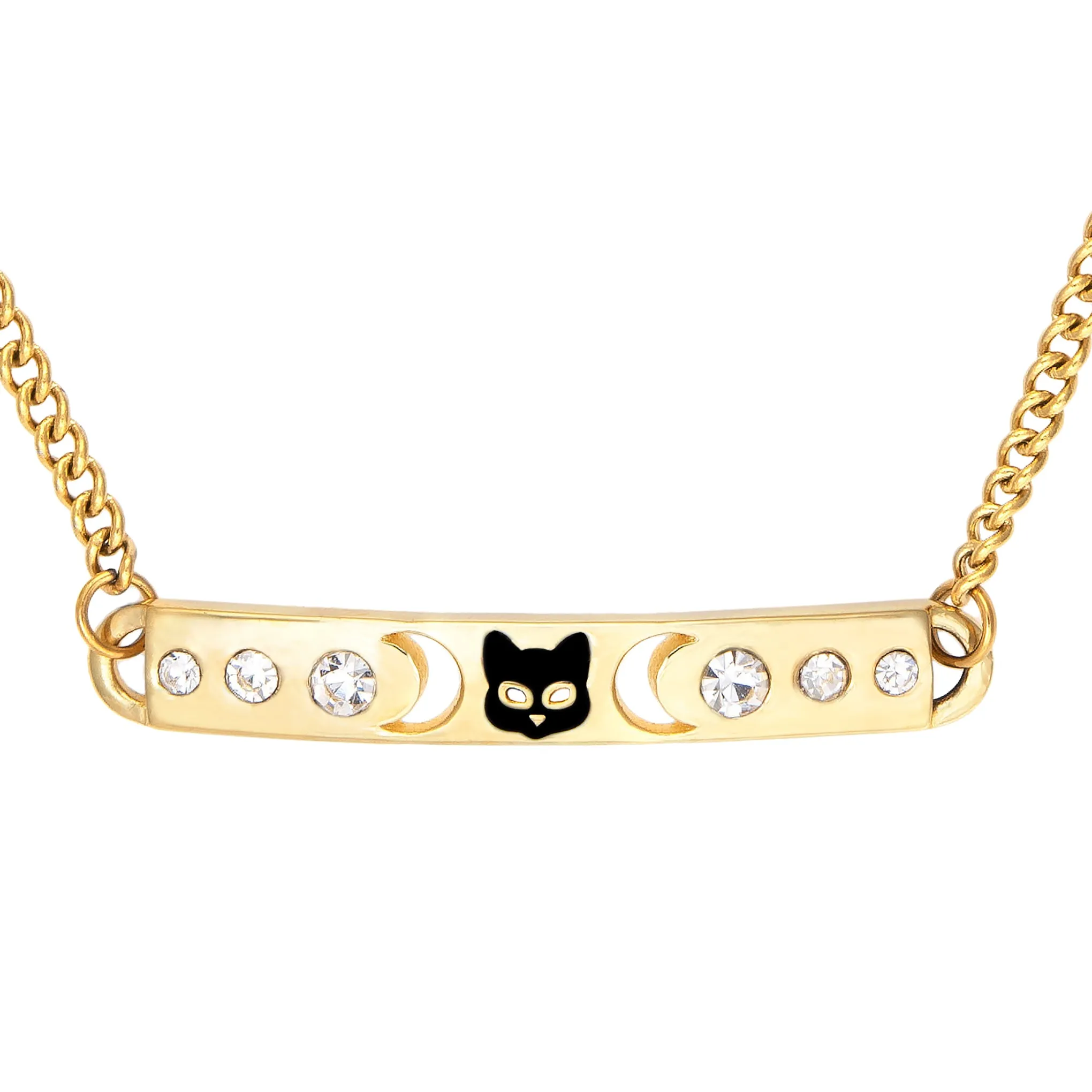 Crescent Cat Bracelet