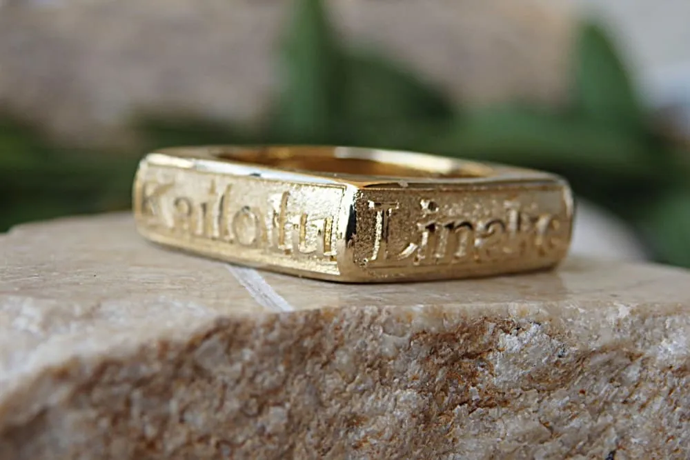 Custom Engraved Ring