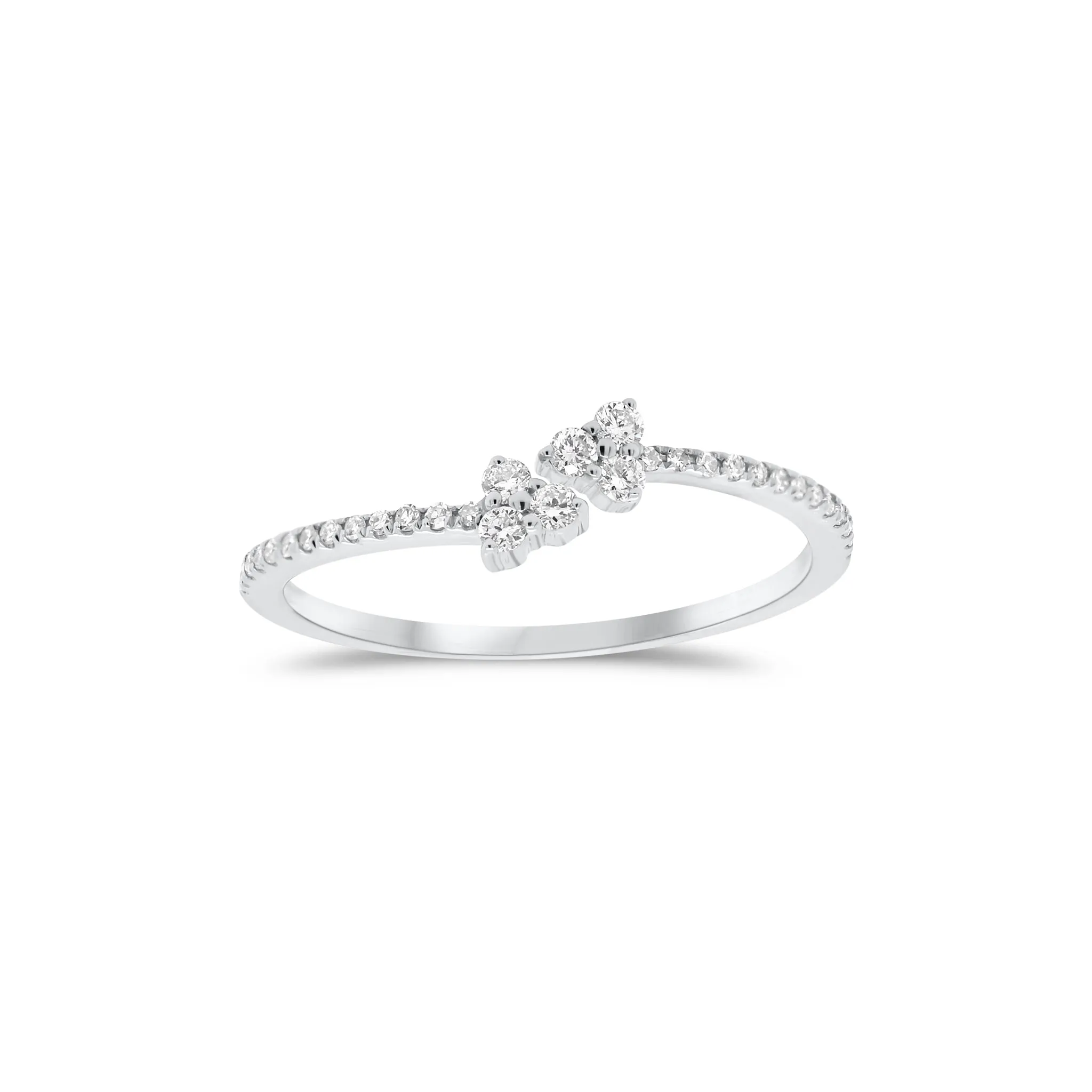 Diamond Petite Trios Ring