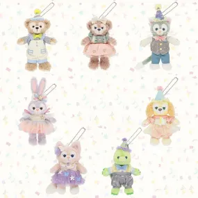 Disney Duffy & Friends From All of Us Standing Plush Badge Keychain