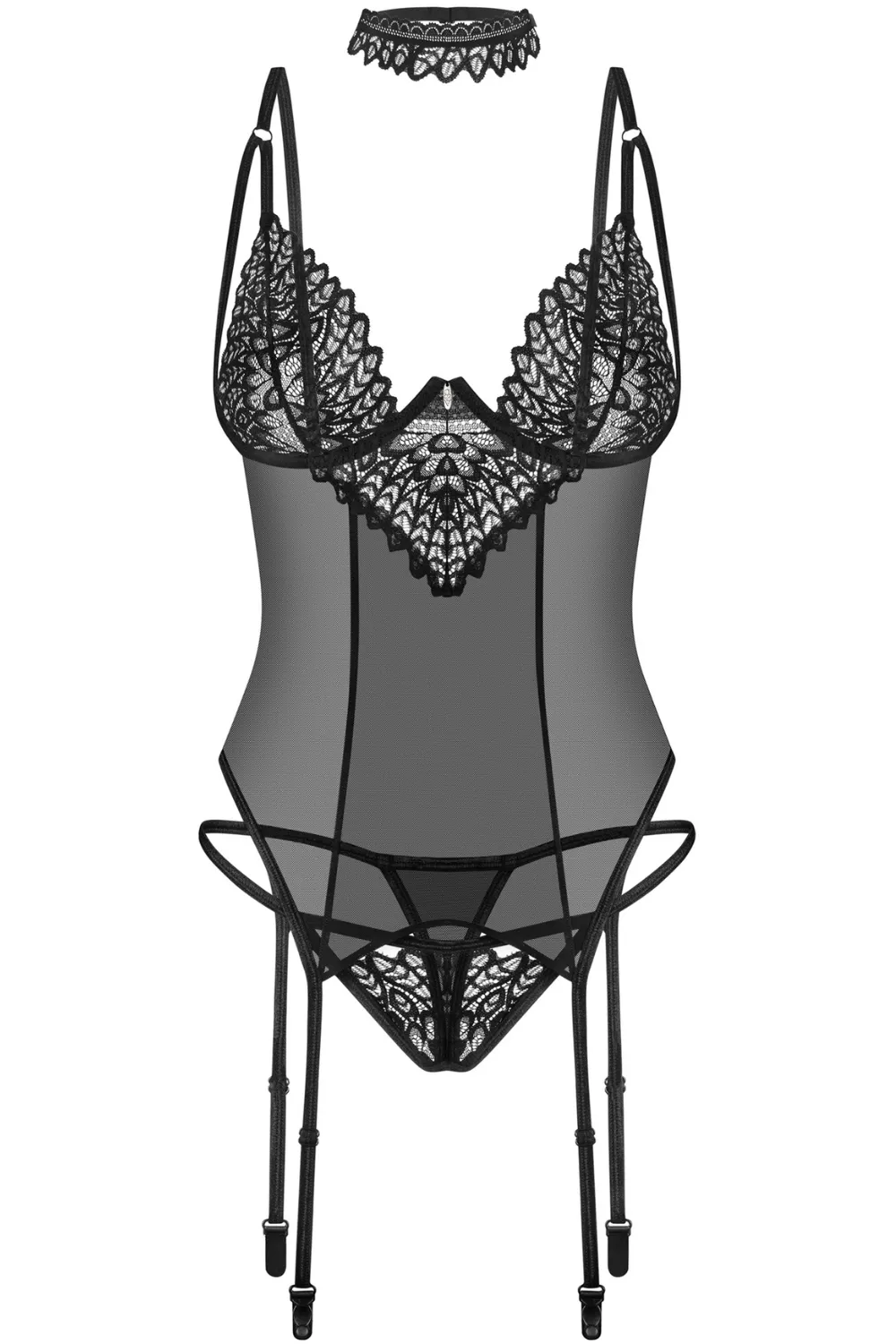 Donarella Choker, Corset & Thong