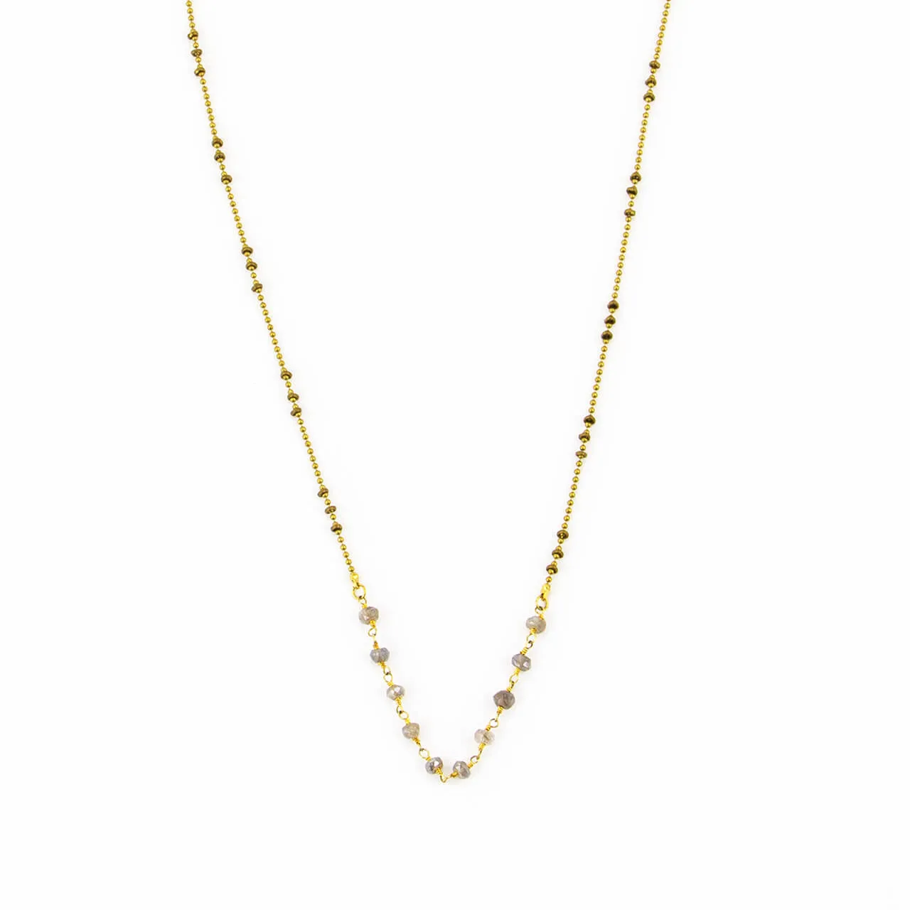 Eleanor Necklace: Simple Rosary Chain Necklace