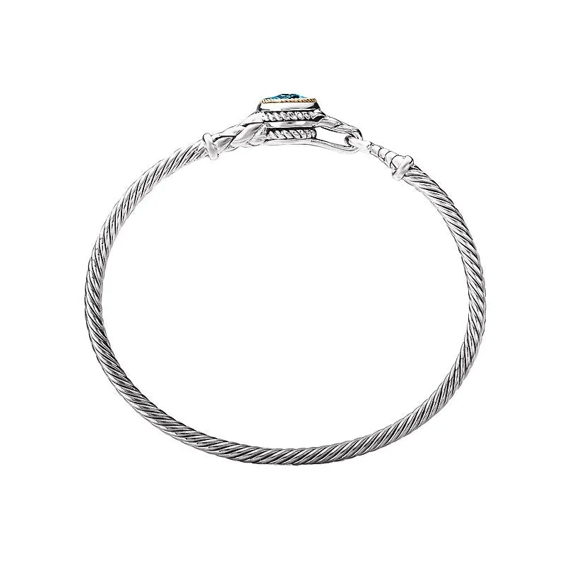 Eleganza Ladies Fashion Gemstone Bangle