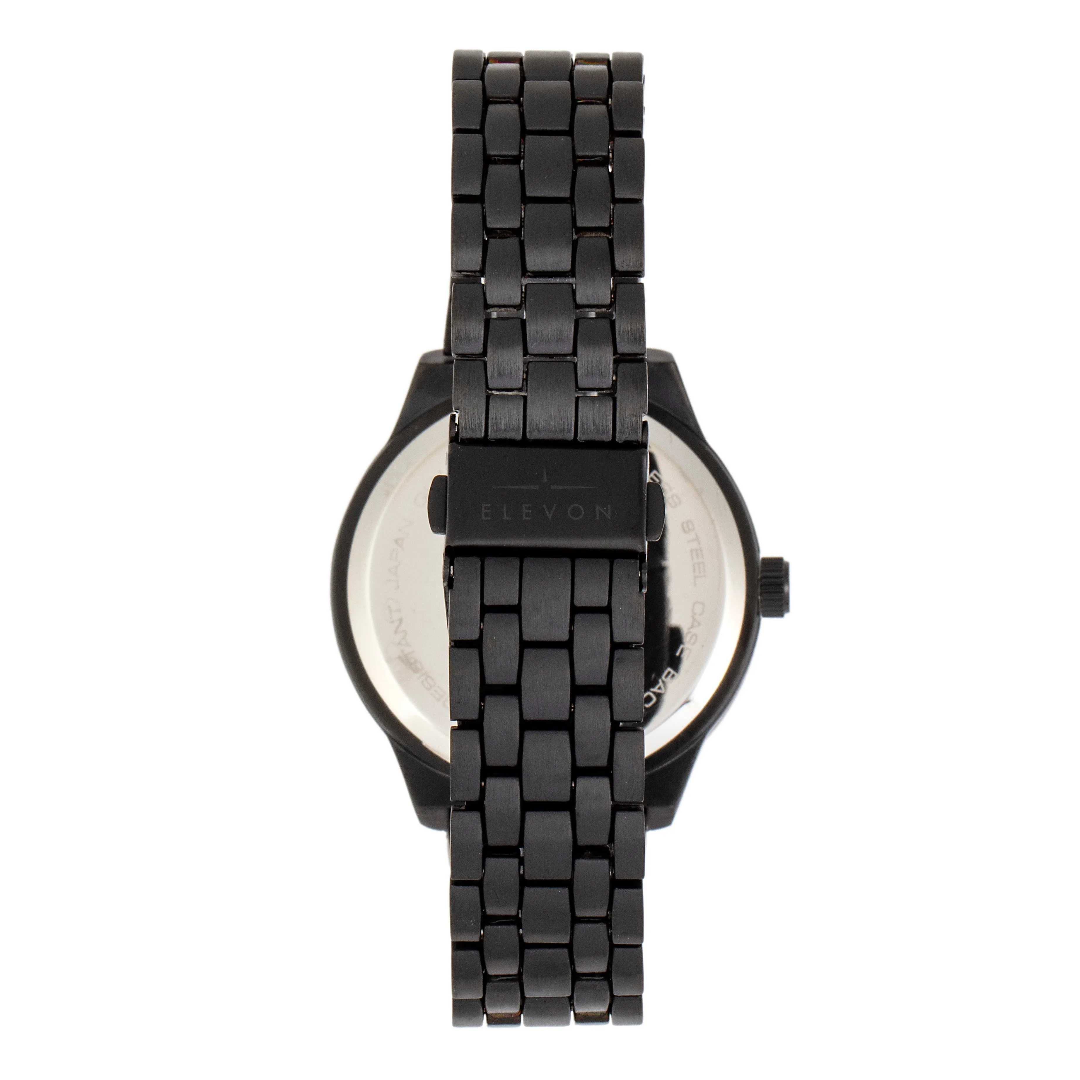 Elevon Atlantic Bracelet Watch w/Date - Black