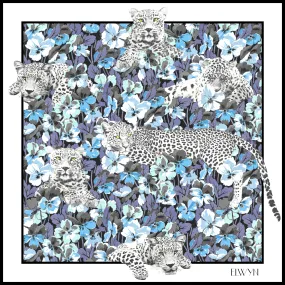 Elwyn New York Leopard Pansy Scarf