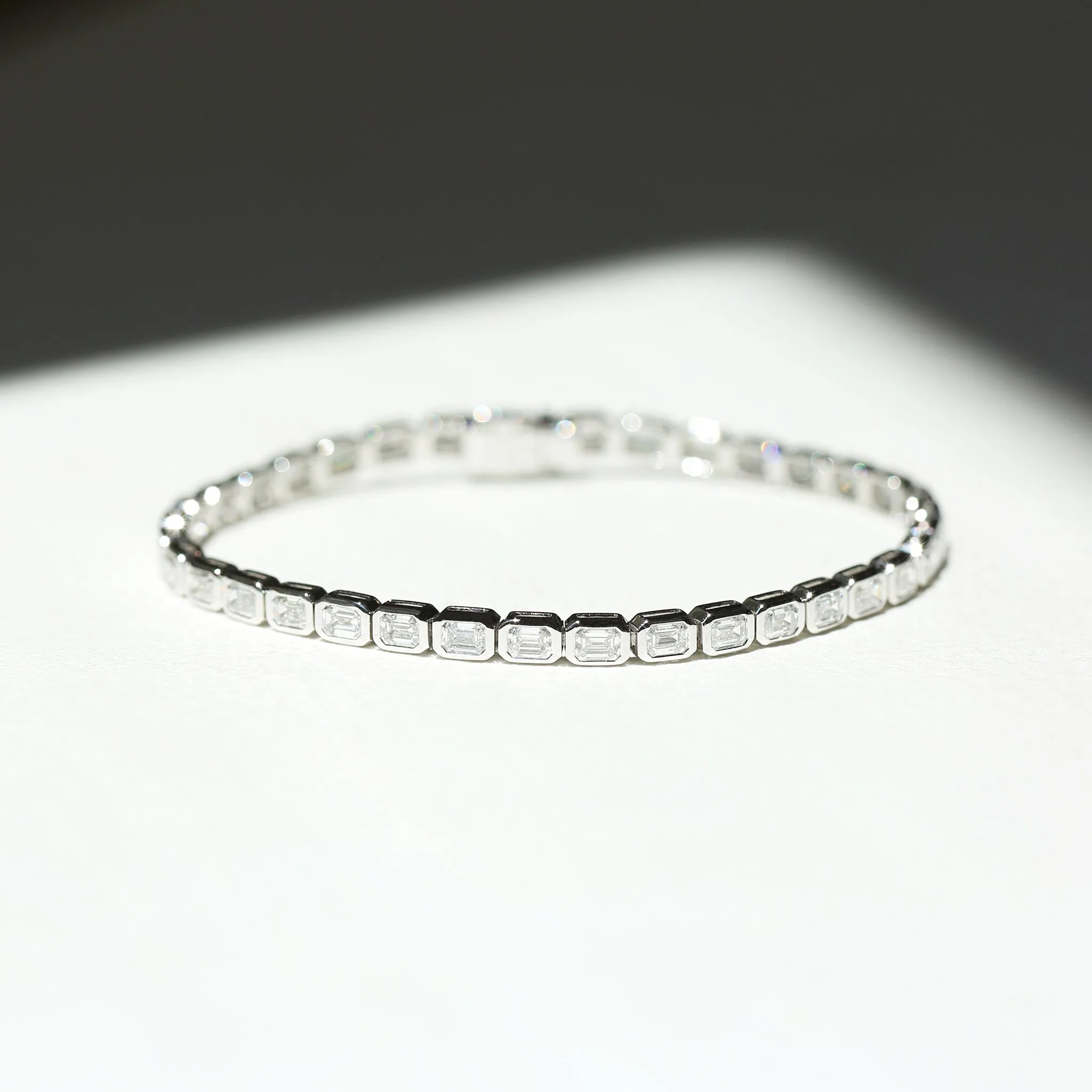 Emerald Cut Tennis Bracelet