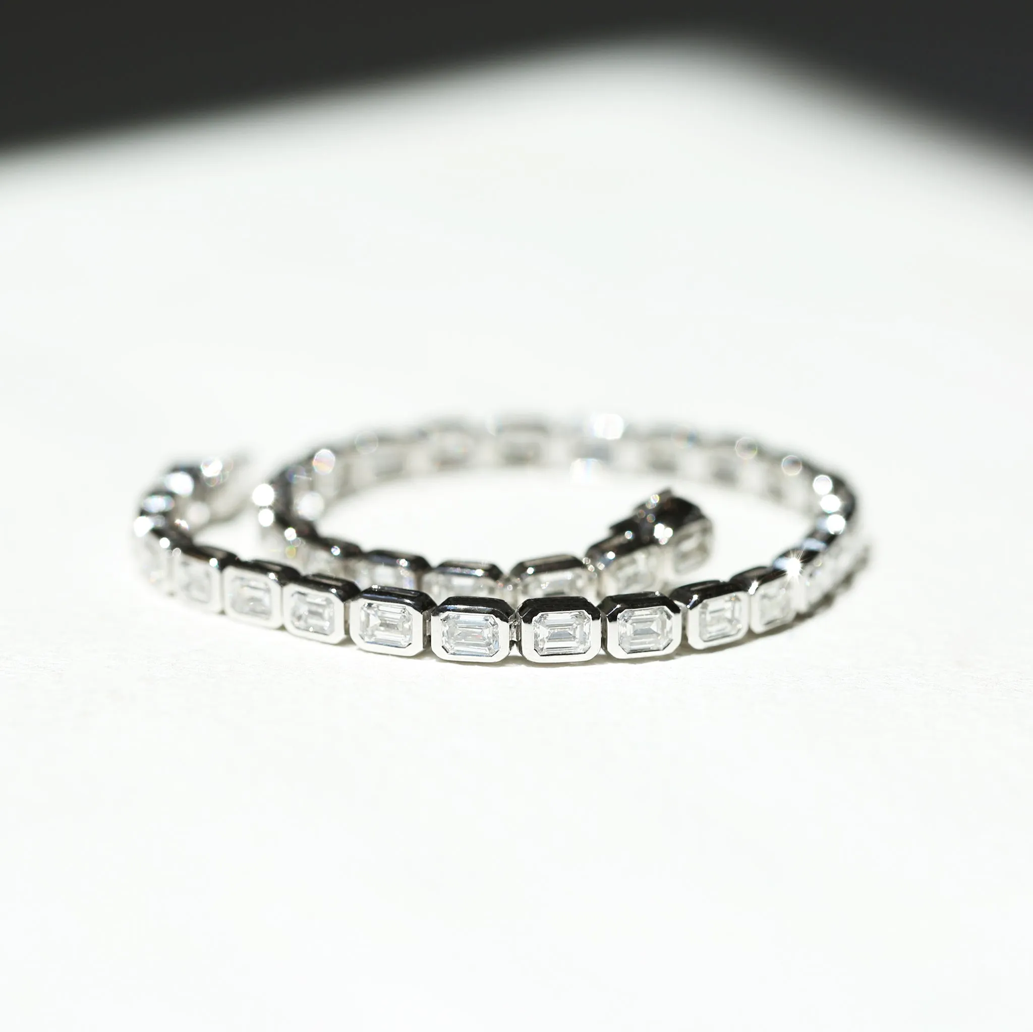 Emerald Cut Tennis Bracelet