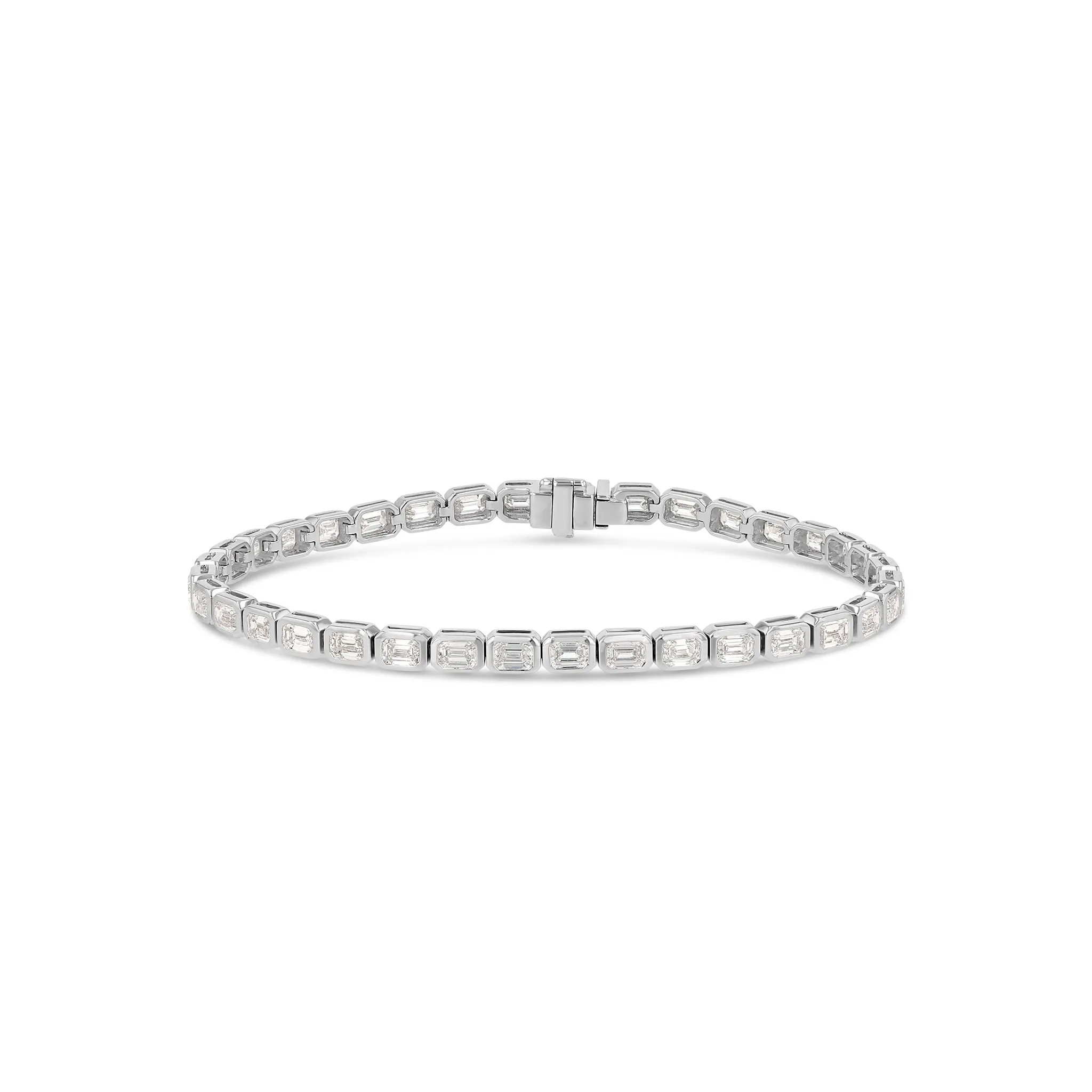 Emerald Cut Tennis Bracelet