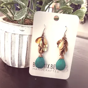 Emerald Jade Flourish Earrings