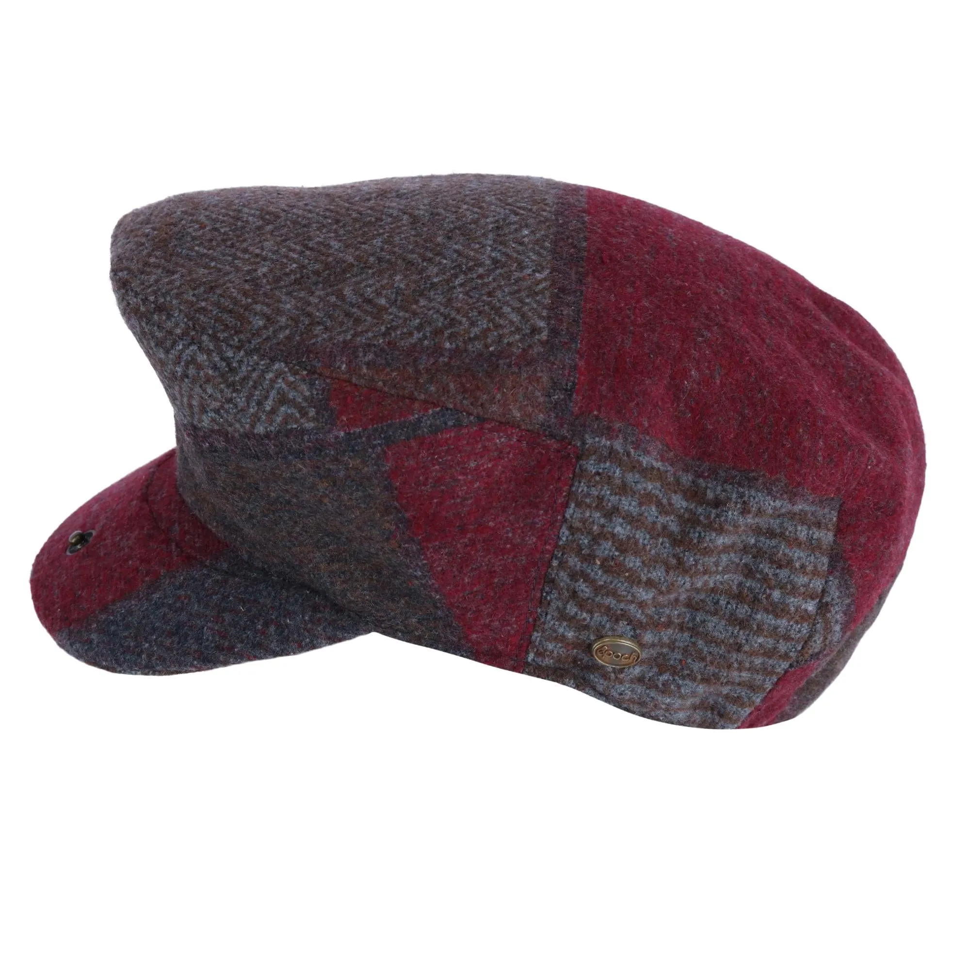 Epoch Hats Company Men's Winter Patch Ivy Cap with Scarf 2-Piece Set