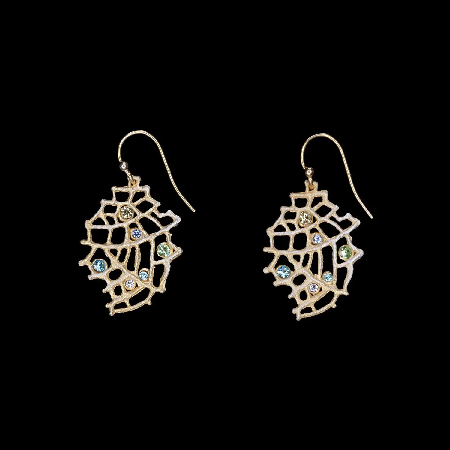 Fan Coral Earrings