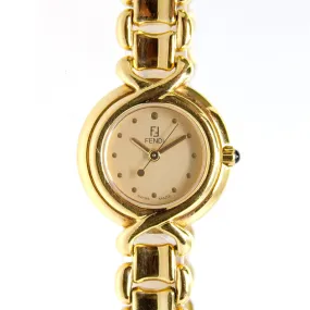 Fendi 700L Gold Tone Watch