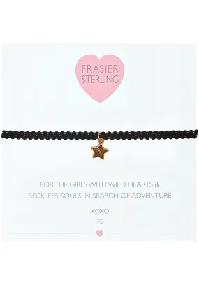 Frasier Sterling Nothing But Love Star Choker in Black