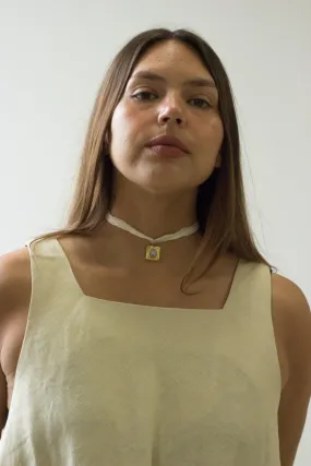 Frnge Moonstone Choker Necklace (Multiple Options)