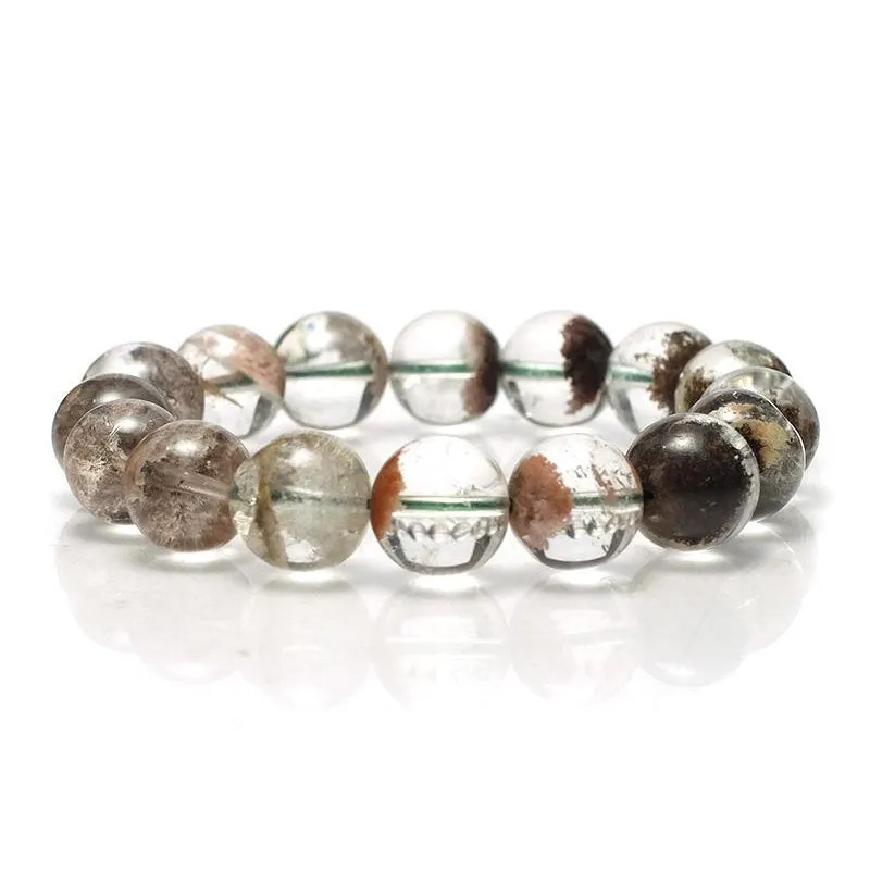 Garden Quartz Stretch Bracelet 12mm, 14mm