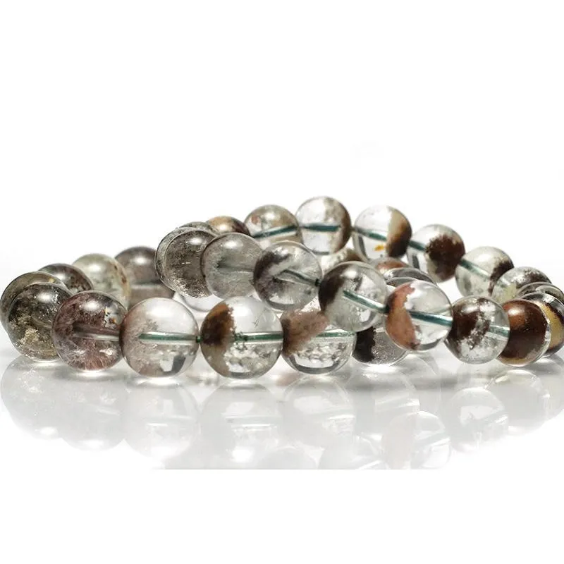 Garden Quartz Stretch Bracelet 12mm, 14mm