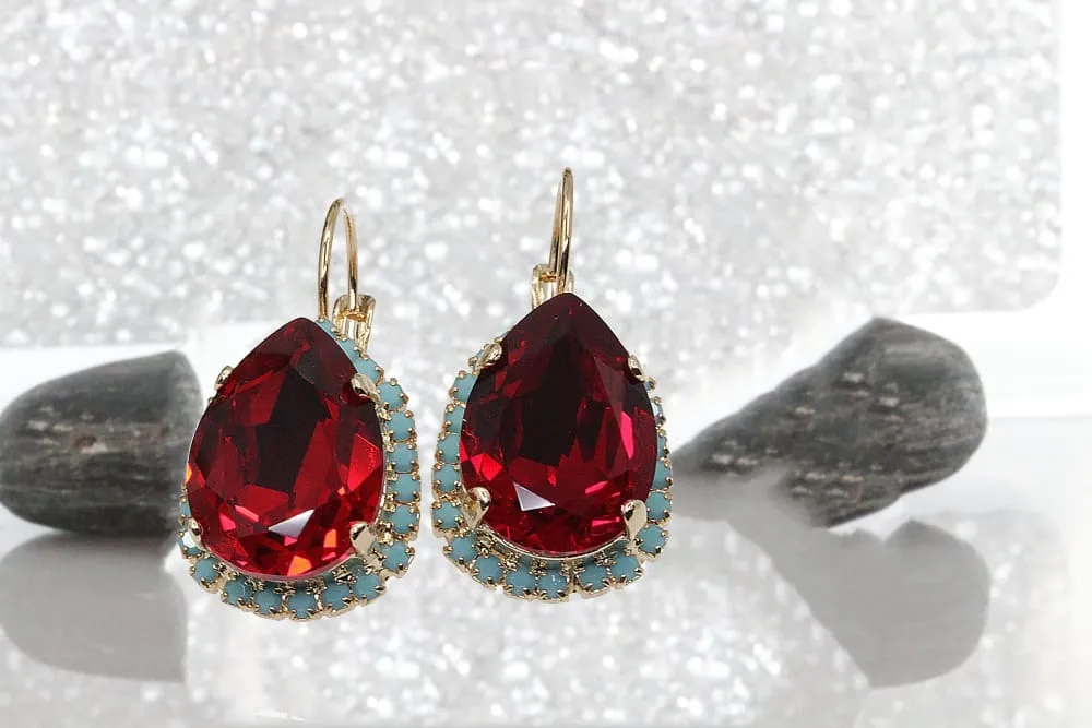 Garnet Earrings