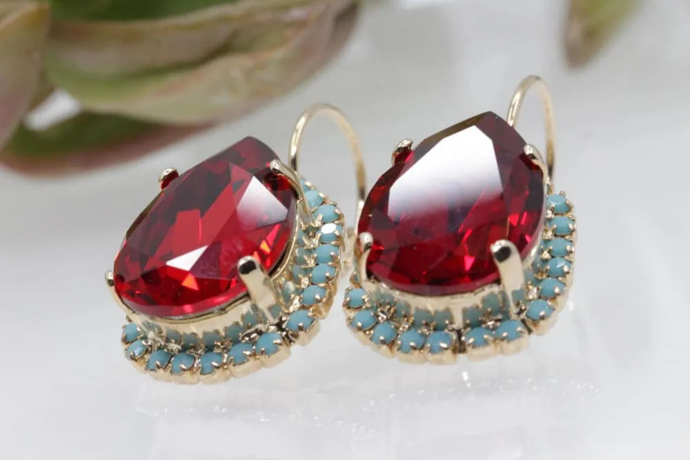 Garnet Earrings