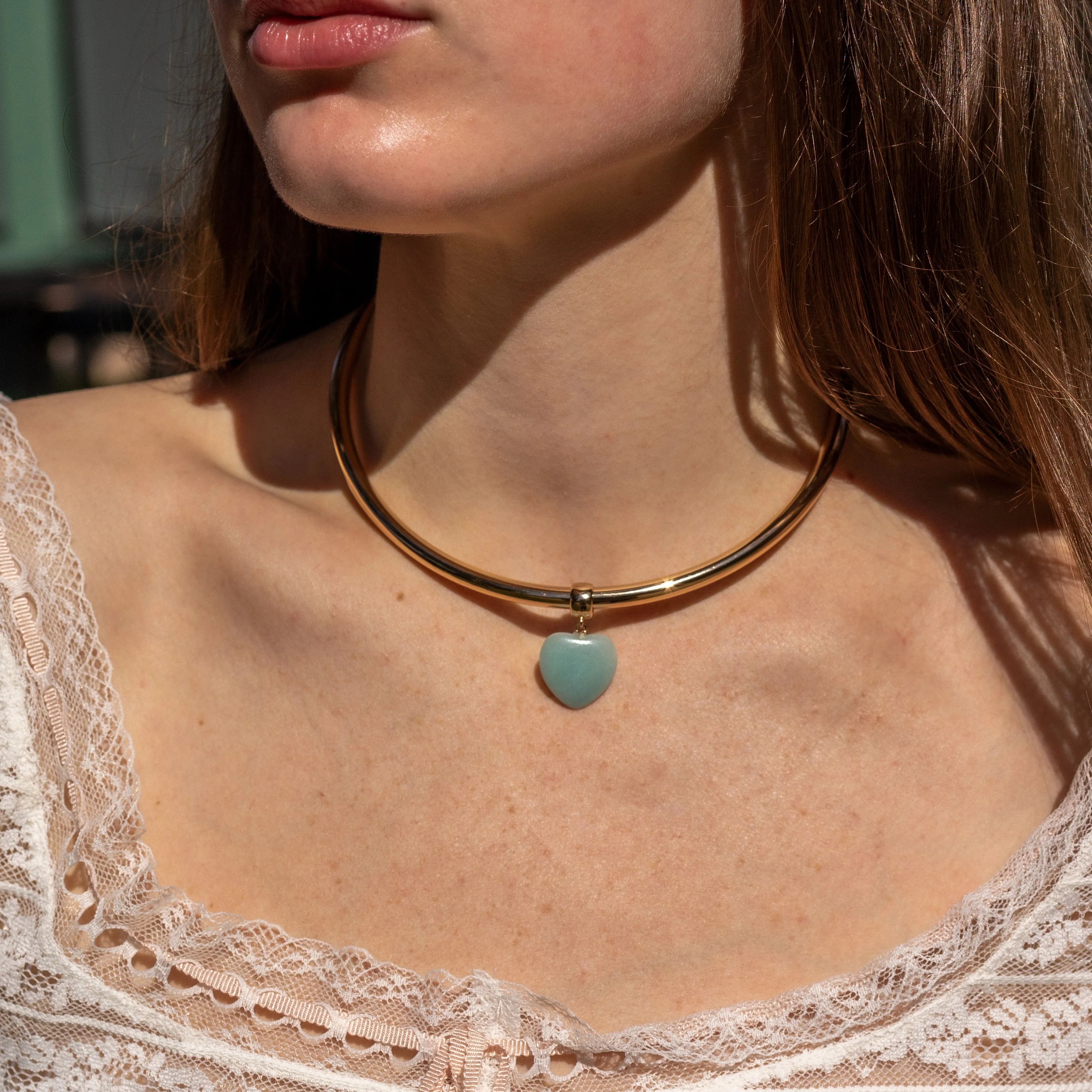 Gemma Amazonite Choker Necklace