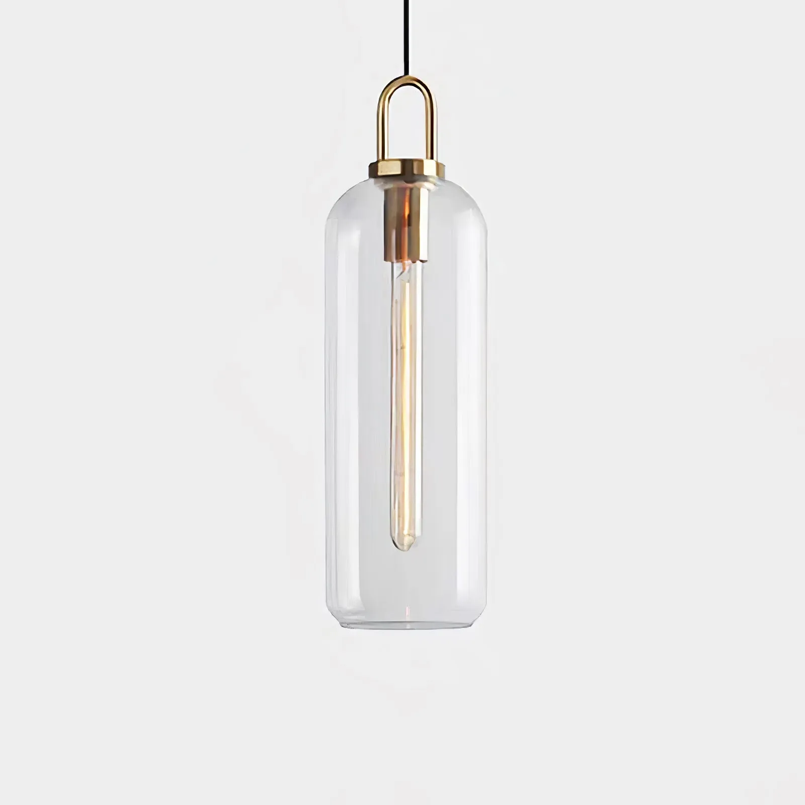 Glass Pendant Swag Light