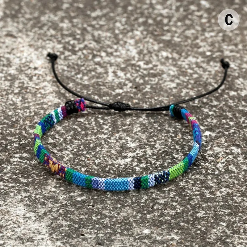 Hand-Braided LGBTQ Rainbow Bracelet Charms Rainbow Braslet For LGBTQ Community Love Is Love Gay Pride Armband Accessories