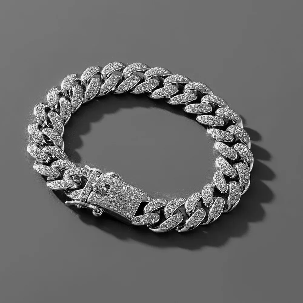 Hip Hop Cuban Link Bracelet for Men & Women Stylish Jewelry