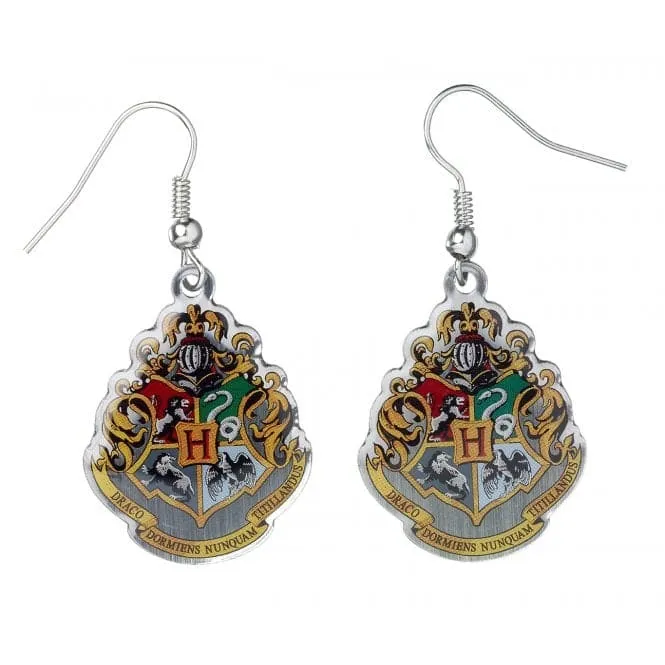 Hogwarts Crest Drop Earrings