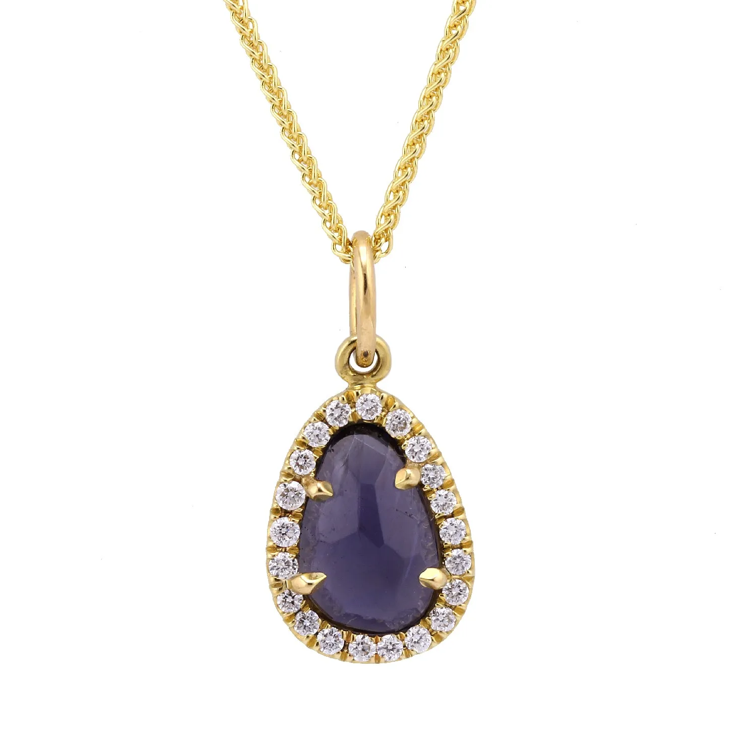 Iolite Pendant Necklace