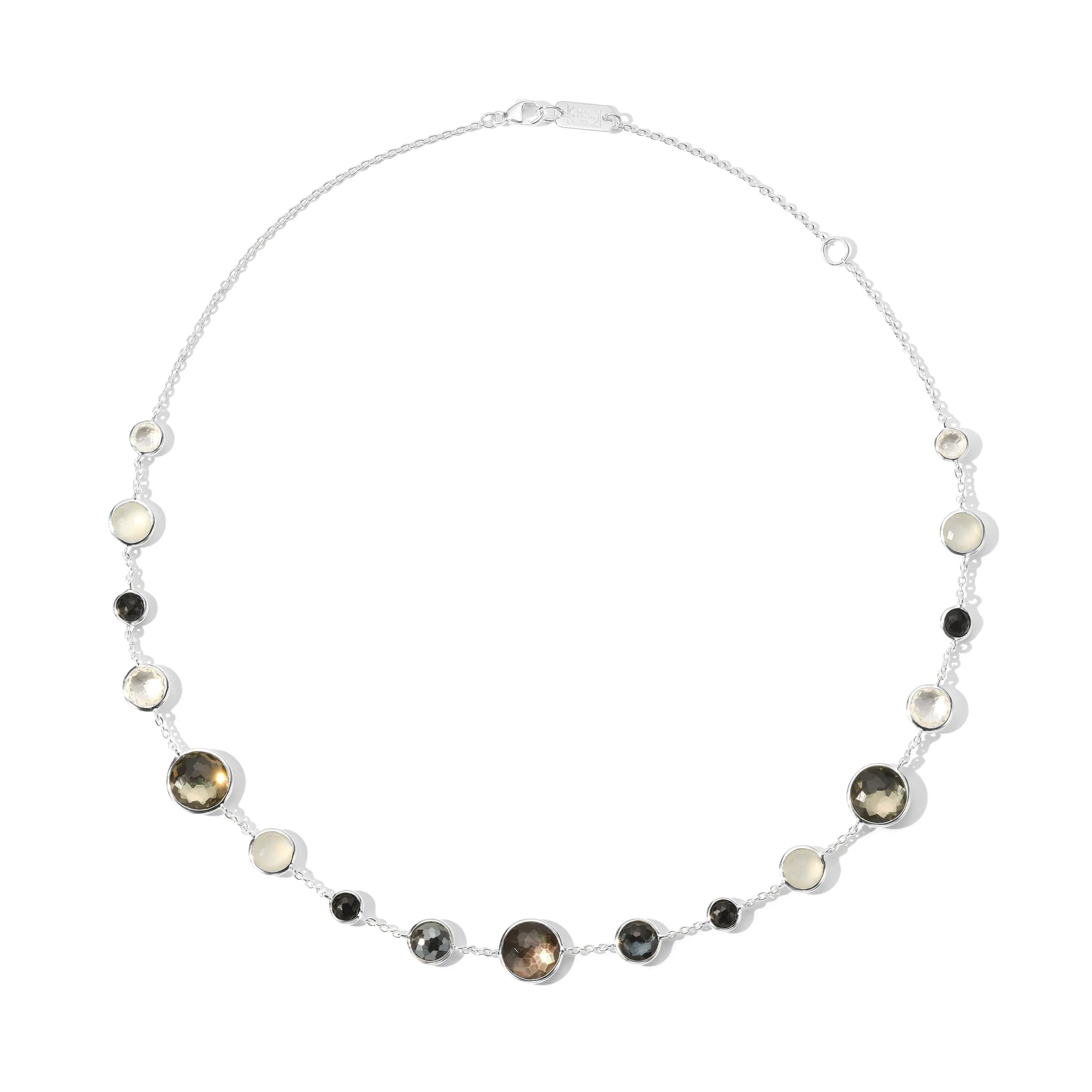 IPPOLITA Lollitini Sterling Silver Black Tie Short Necklace