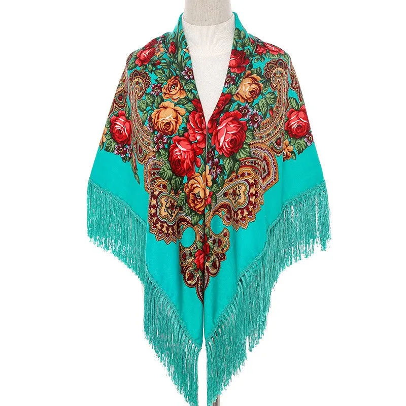 Keyed- Piano Shawl Style Fringed Scarf Shawl 18 Color Ways