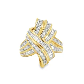 Kirkland Jewelry Estate | 14K Yellow Gold Diamond Fashion Ring